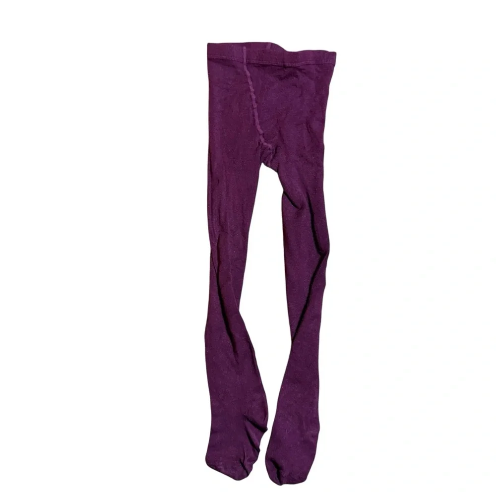 Zara Girls Purple Tights Size 3/4